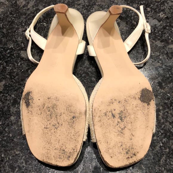 Ivory heels with sparkle - Picture 4 of 8